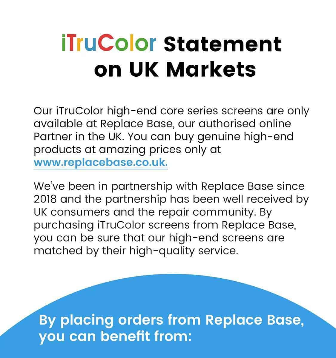 iTruColor Statement on UK markets